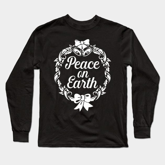 Peace on earth Long Sleeve T-Shirt by Ombre Dreams